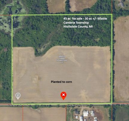 Farm Property for sale in Hillsdale County, Michigan