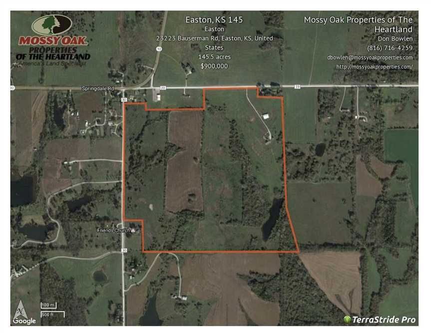23223 Bauserman Rd Easton KS 66020, Easton, KS 66020 Land and Farm