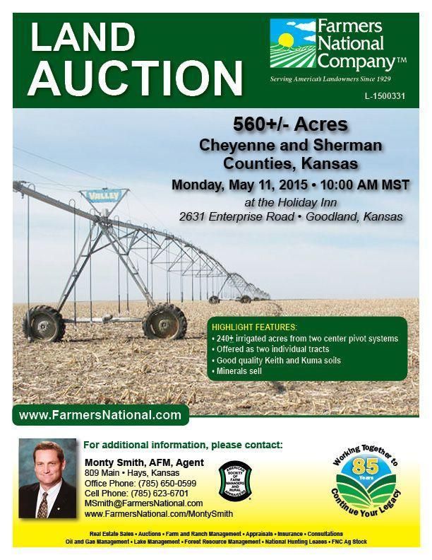 560 acres in Goodland, KS, Land and Farm