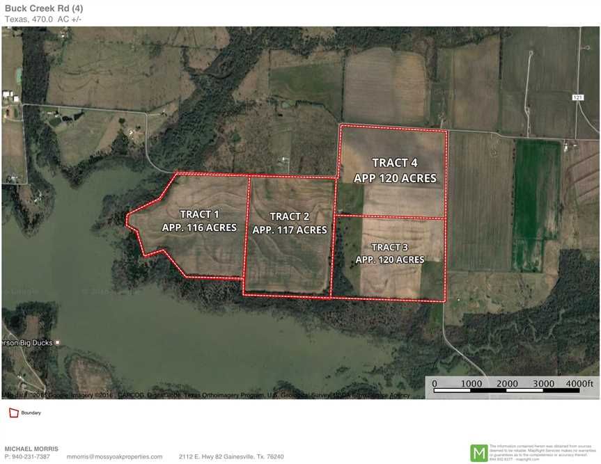 120 Acres, Buck Creek Road, Tioga, TX 76271 Land and Farm