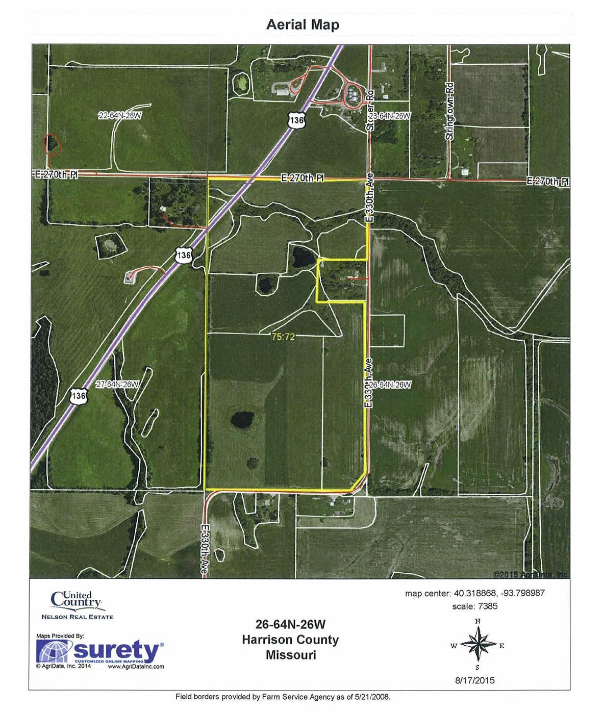 75 Acres, Rural, Ridgeway, MO 64481 Land and Farm