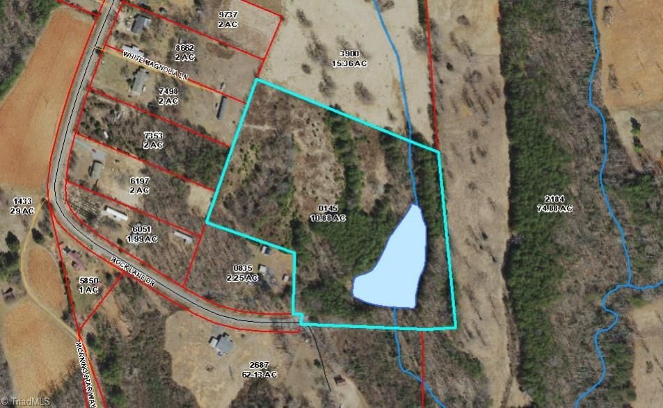 10.88 Acres, Lot 8 Rock Lane Drive, Dobson, NC 27017 Land and Farm