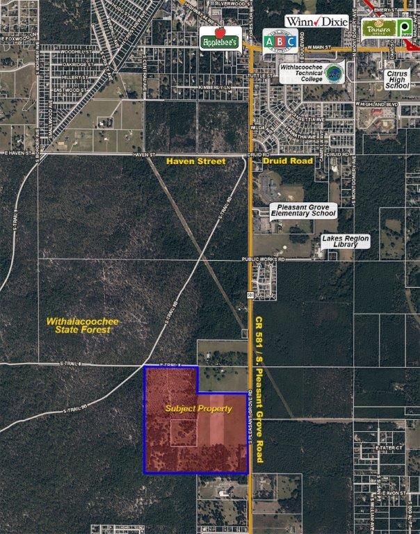 141 Acres, 3600 South Pleasant Grove R, Inverness, FL 34452 Land and Farm