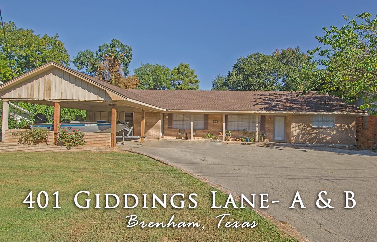 0.27 Acres, 401 Giddings Lane, A & B, Brenham, TX 77833 Land and Farm