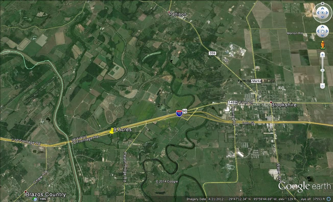 9 Acres, Katy Freeway, Brookshire, TX 77423 Land and Farm