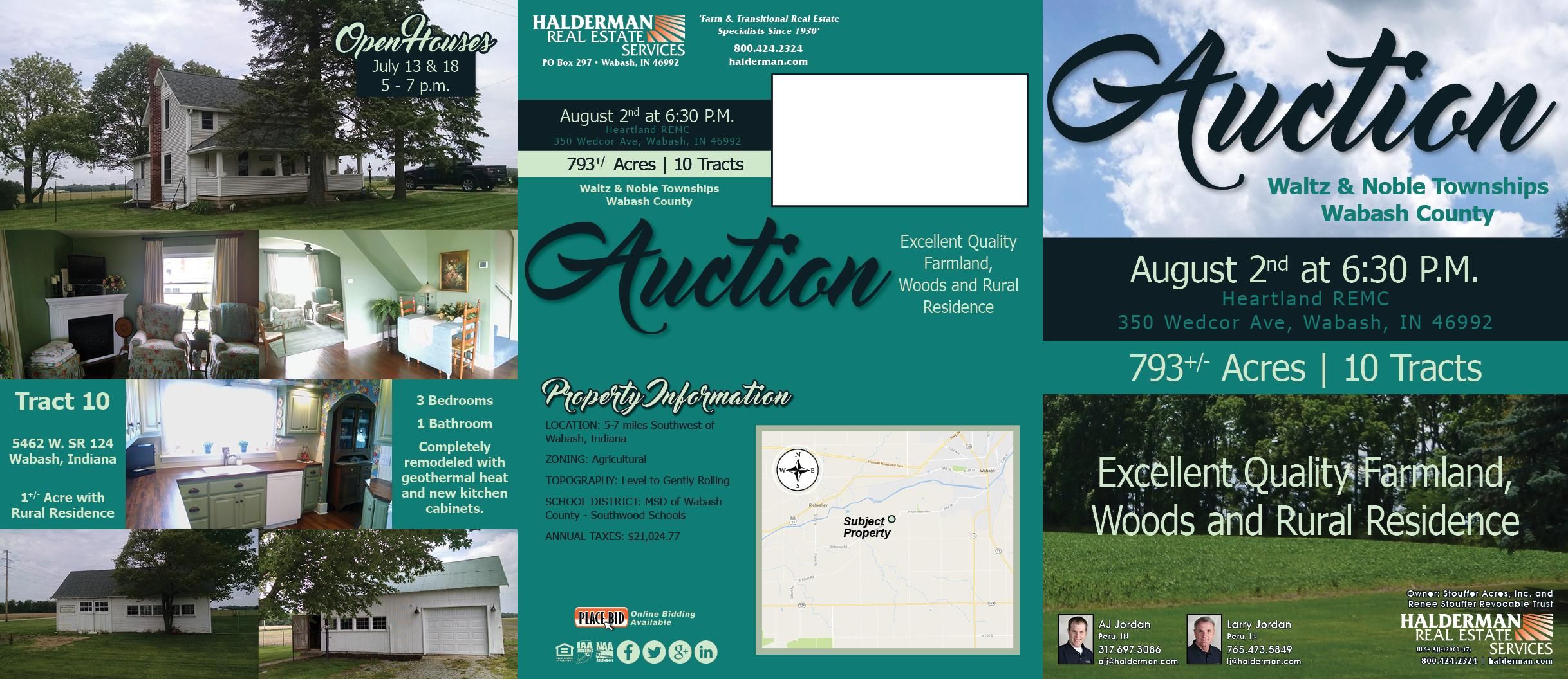 5462 State Highway 124, Wabash, IN 46992 Land and Farm