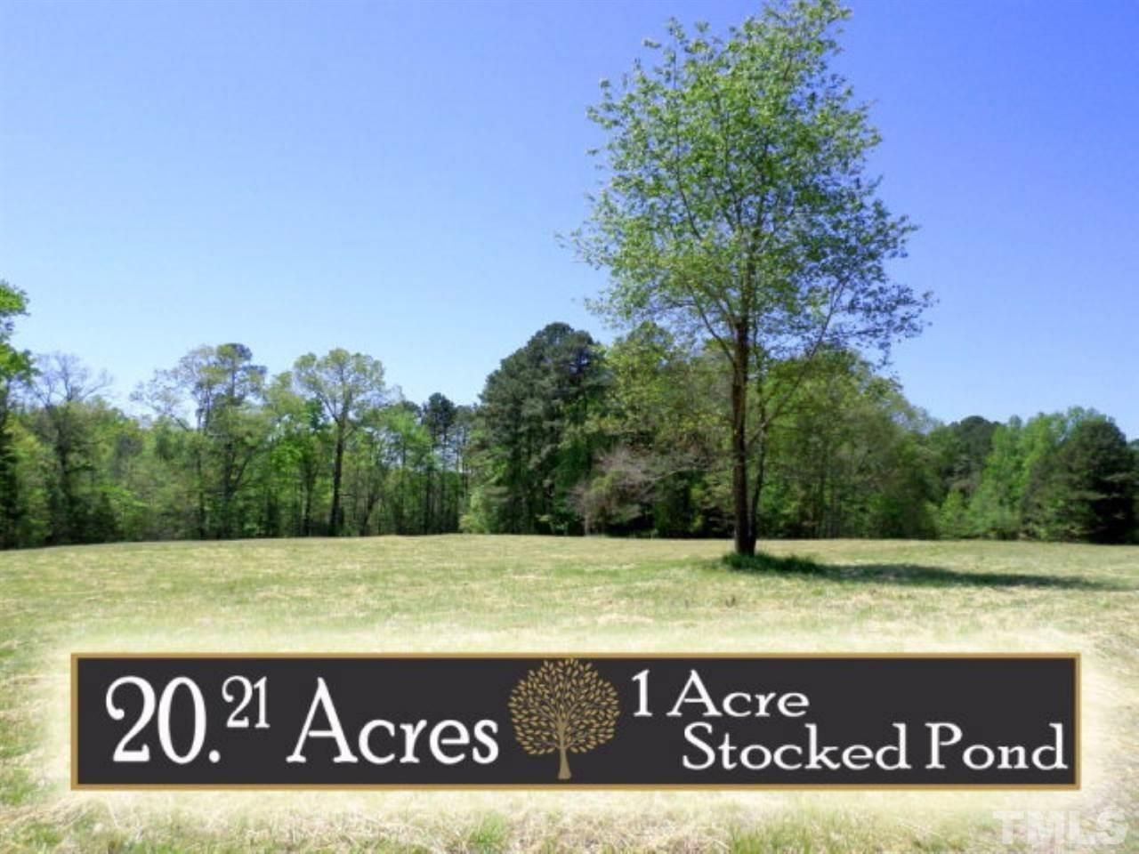 20.21 Acres, 000 Carbonton Road, Sanford, NC 27330 Land and Farm