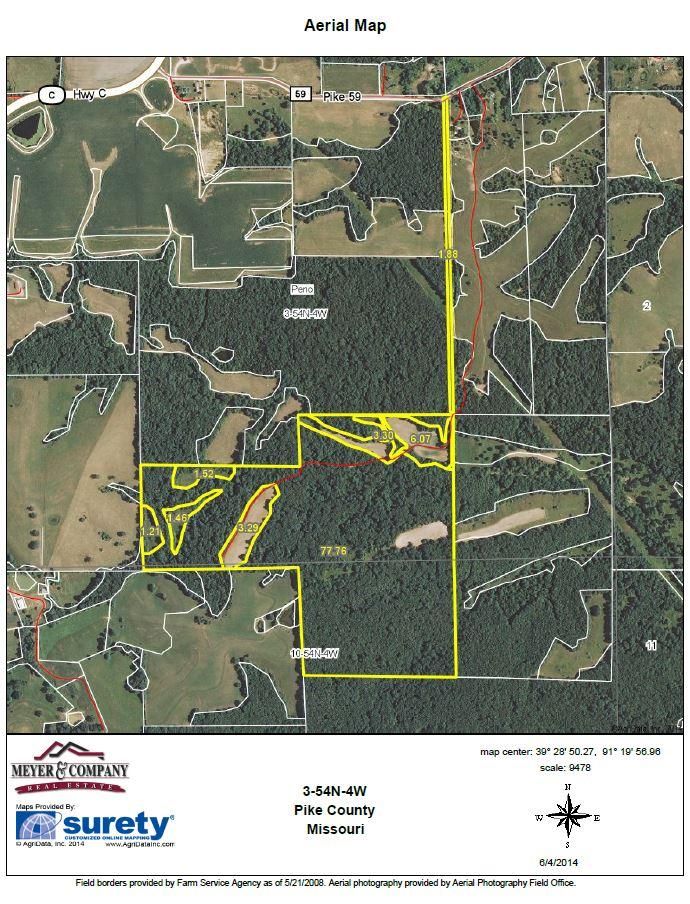 County Rd. 59, Frankford, MO 63441 Land and Farm