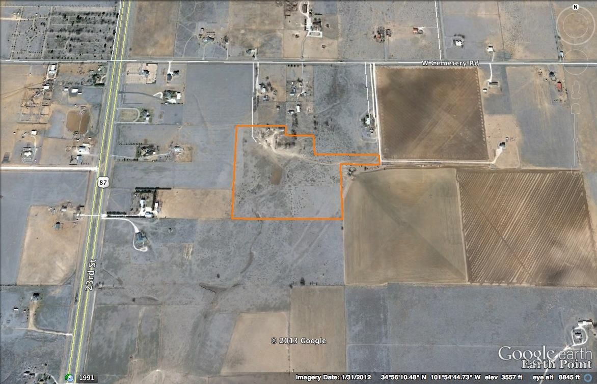 27.62 Acres, 6661 Cemetery Rd., Canyon, TX 79015 Land and Farm