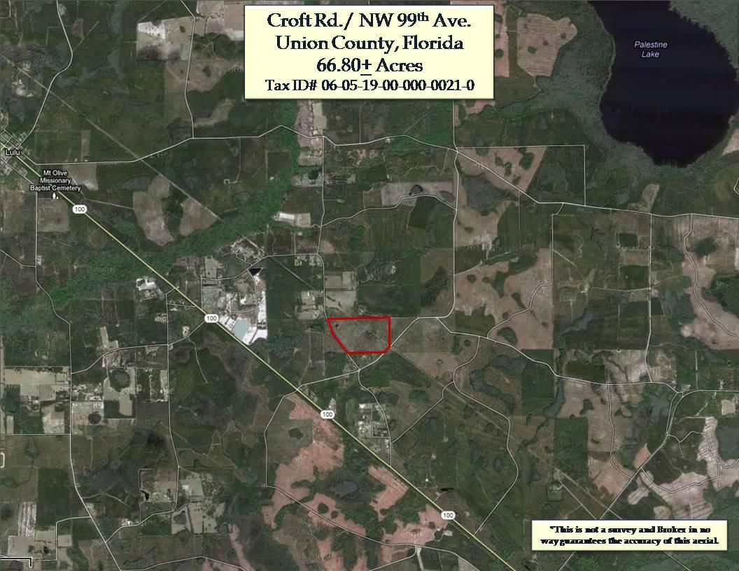 66.8 Acres, Croft Road, Lake Butler, FL 32054 Land and Farm