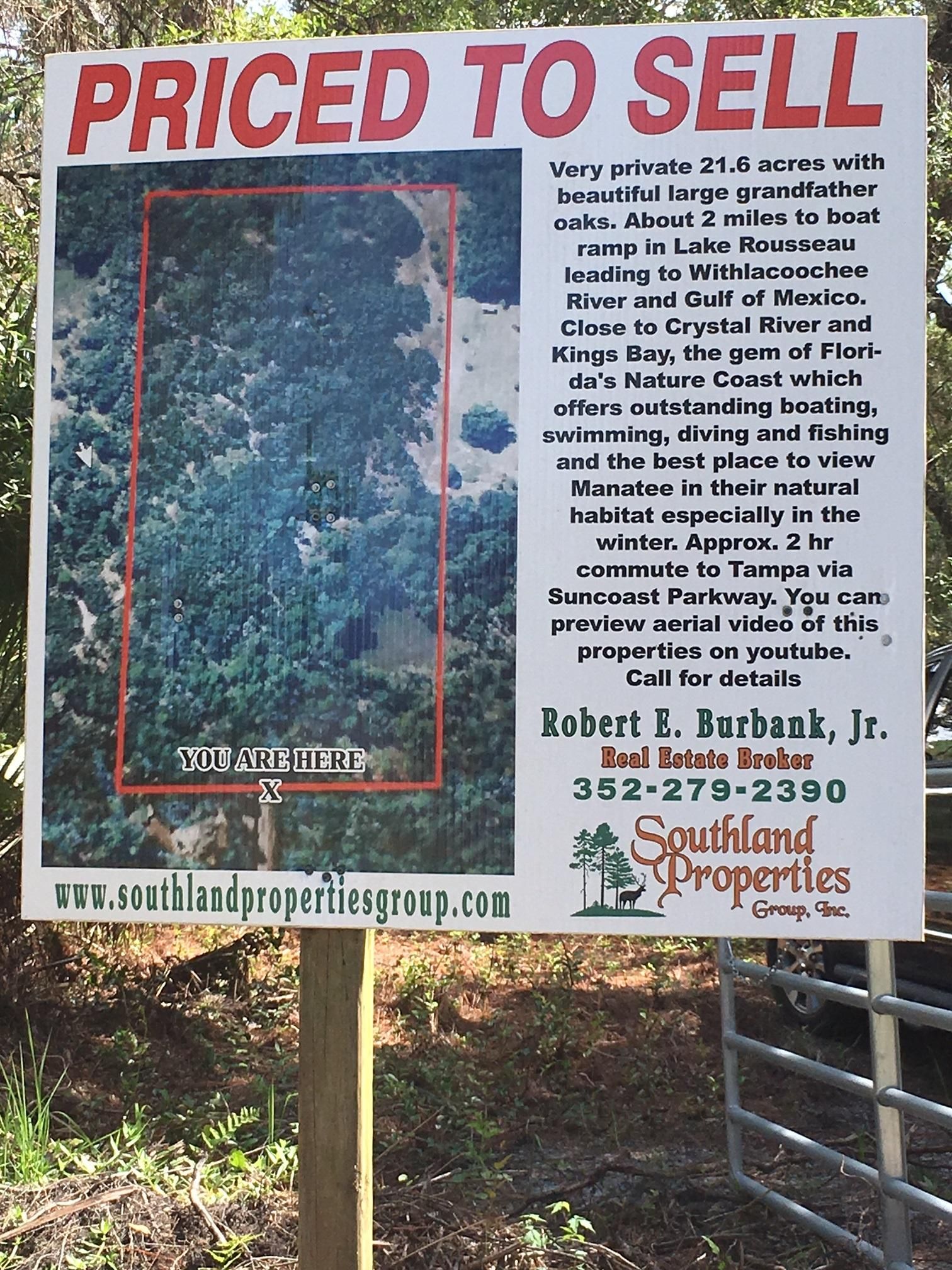 8252 N Elm Tree Elm, Crystal River, FL 34428 MLS 21.citrus Land