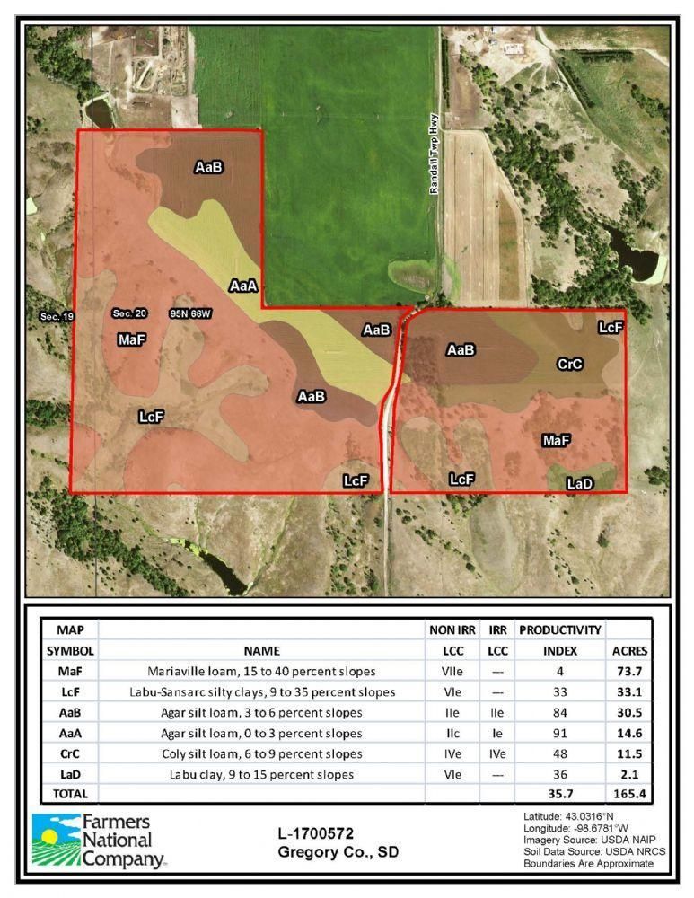 160 Acres, Pickstown, SD 57335 Land and Farm