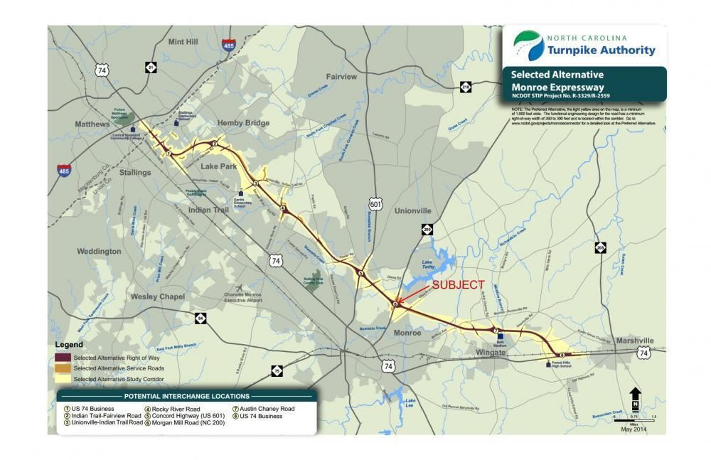 4 Acres, 2714 Mill Road 2718 Mill Road, Monroe, NC 28110