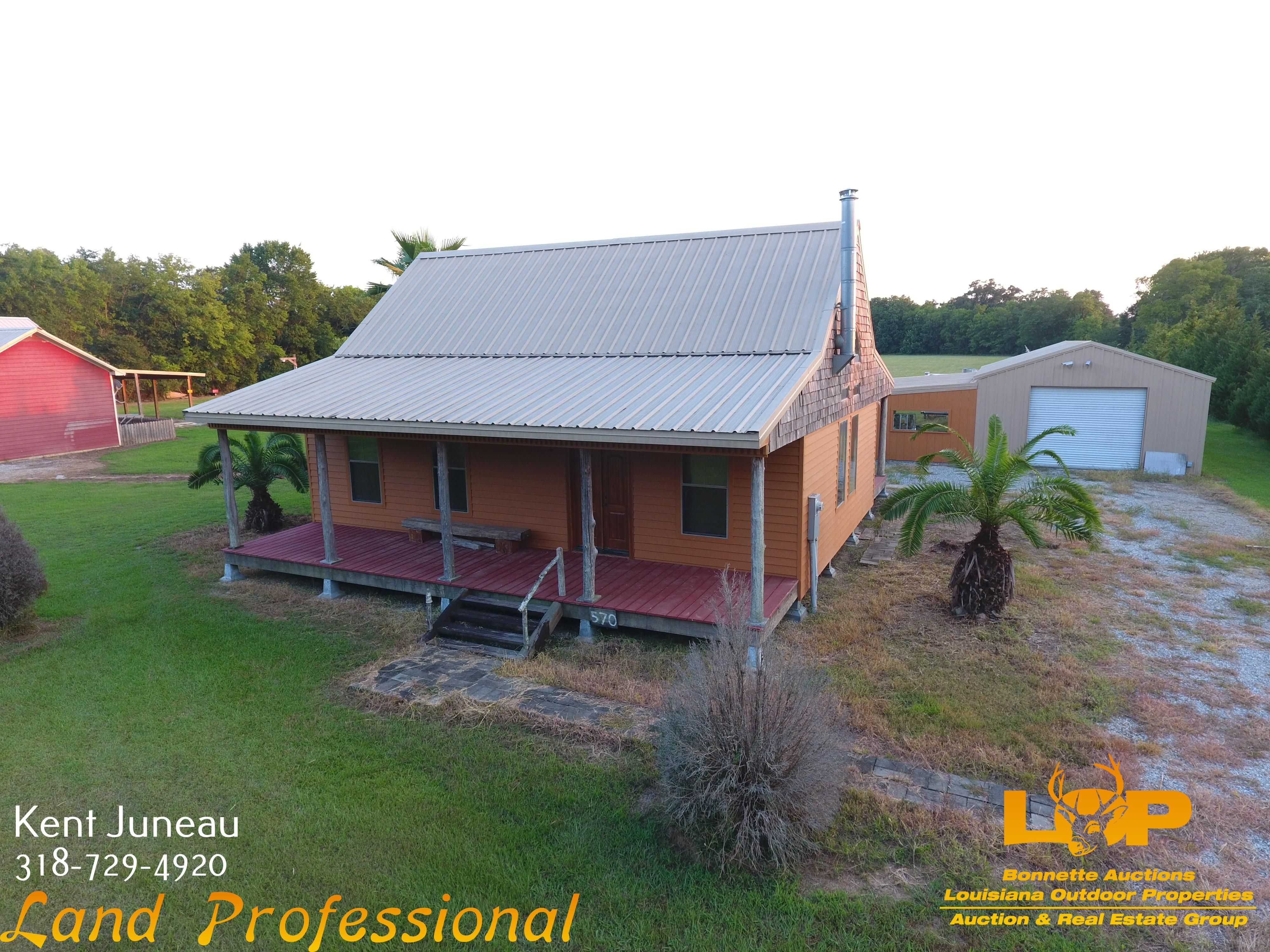 570 Horseshoe Lake Road, Moreauville, LA 71355 Land and Farm