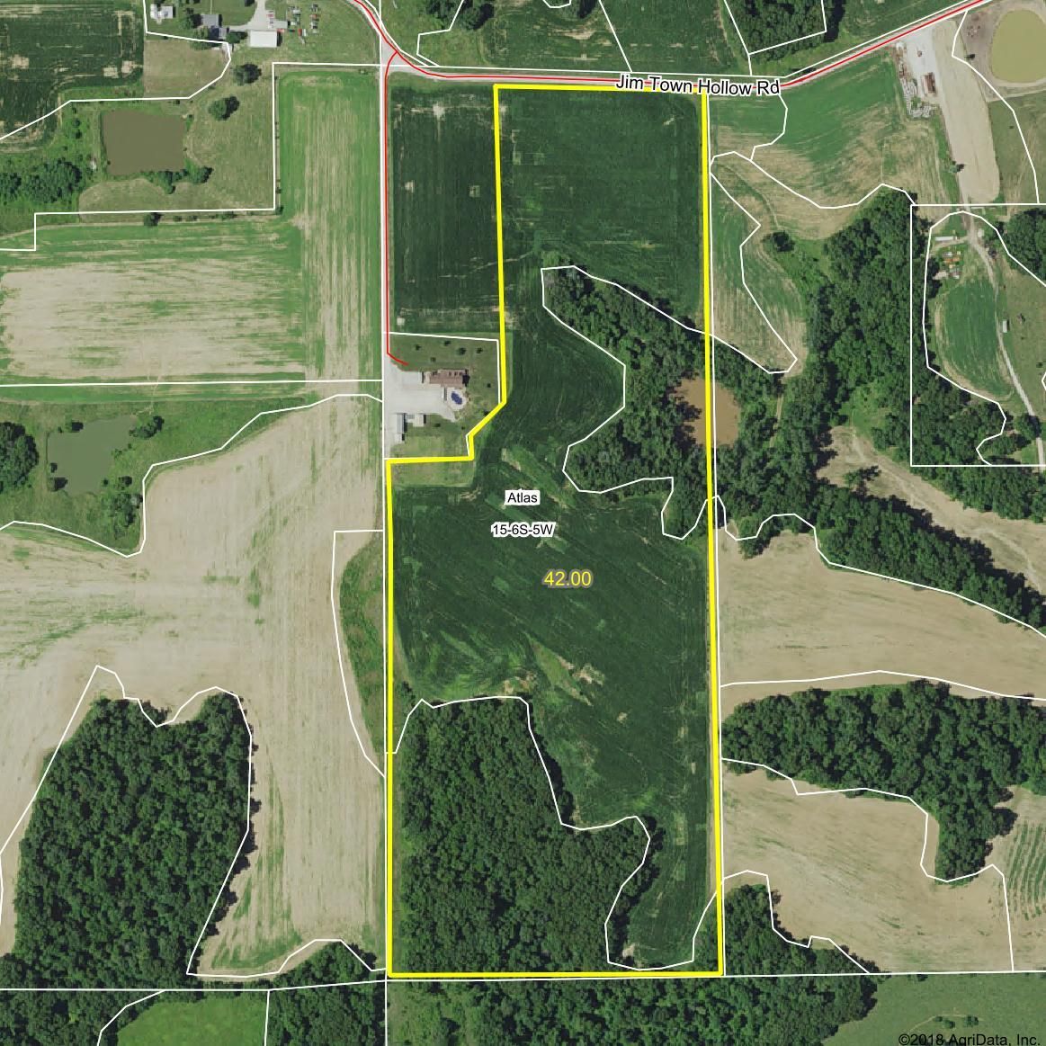 42 Acres, Sec 15, T6S, R5W, Rockport, IL 62370 Land and Farm
