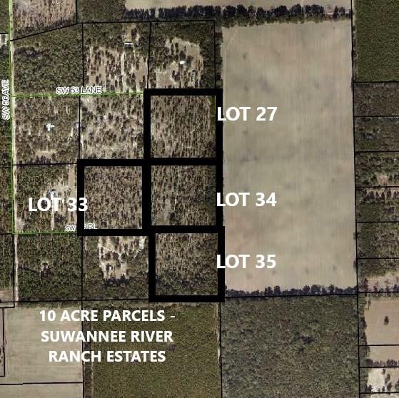 10 Acres, Lot 33 56 Place, Trenton, FL 32693 Land and Farm