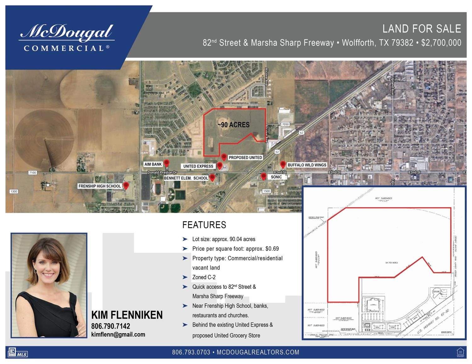 90 Acres, 0 Alcove, Wolfforth, TX 79382 Land and Farm