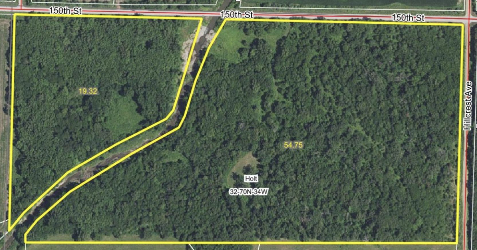 77 Acres, 150th Street & HIllcrest Avenue, Gravity, IA 50848 Land and