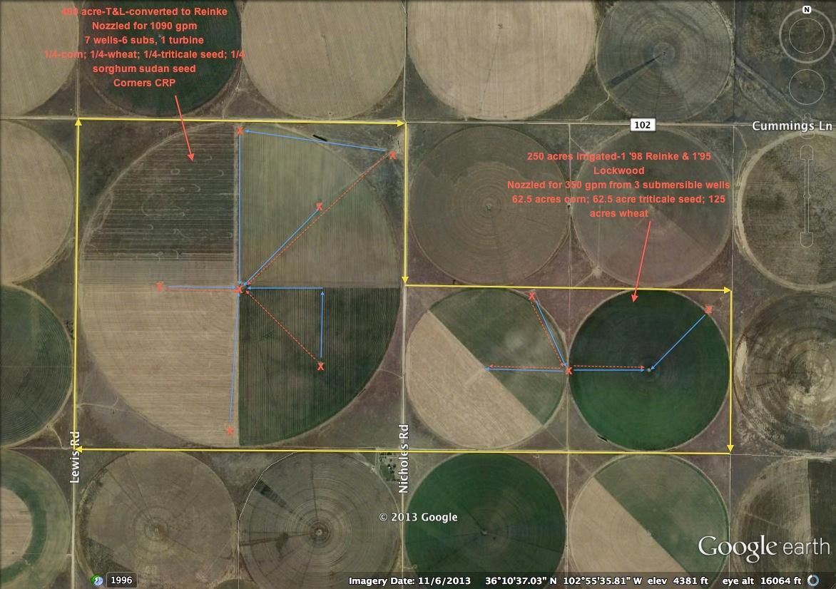 960 Acres, Nicholes Road, Dalhart, TX 79022 Land and Farm
