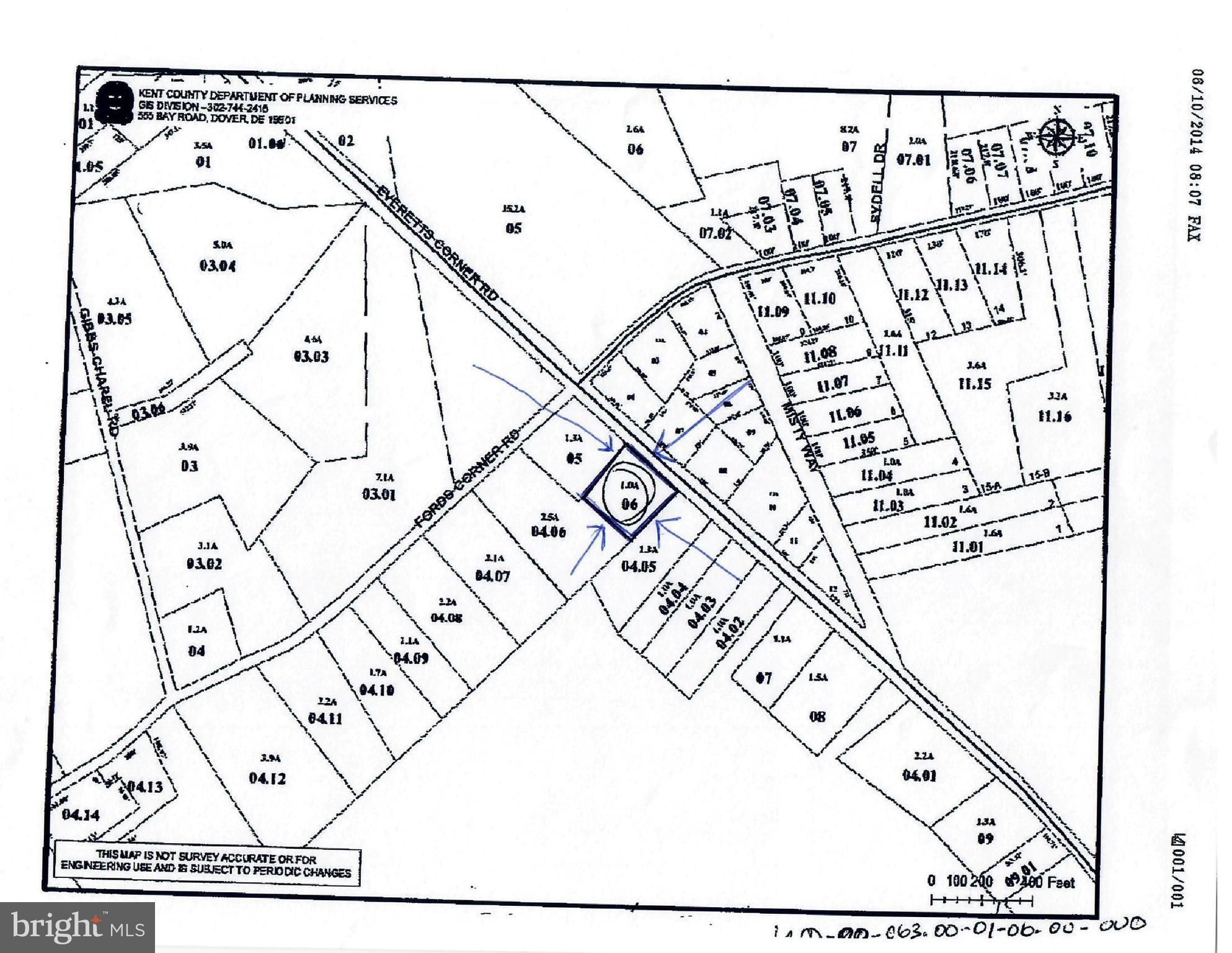 1 Acres, 0000 EVERETTS CORNER ROAD, Hartly, DE 19953 Land and Farm