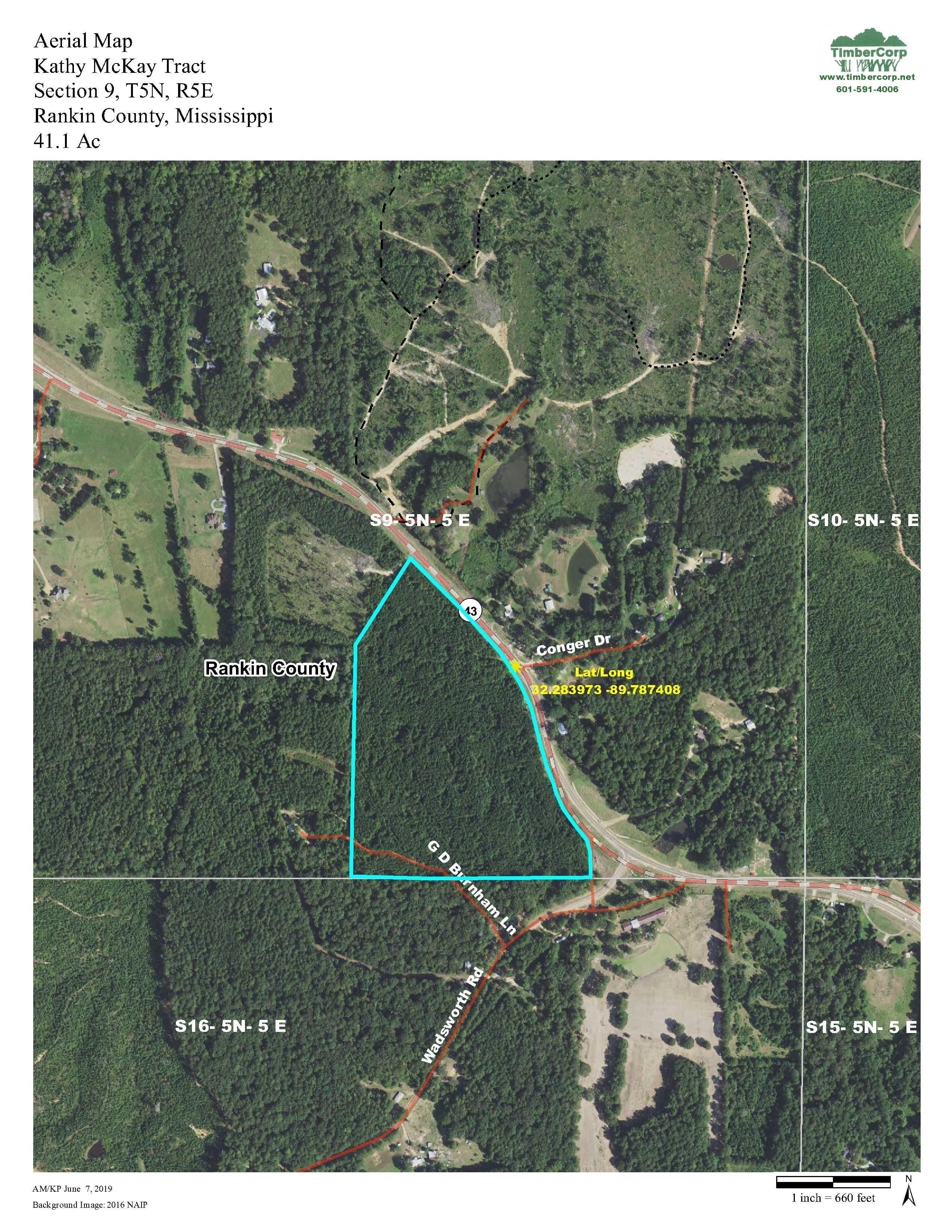 41 Acres, 500 Hwy 43 S, Pelahatchie, MS 39145 Land and Farm