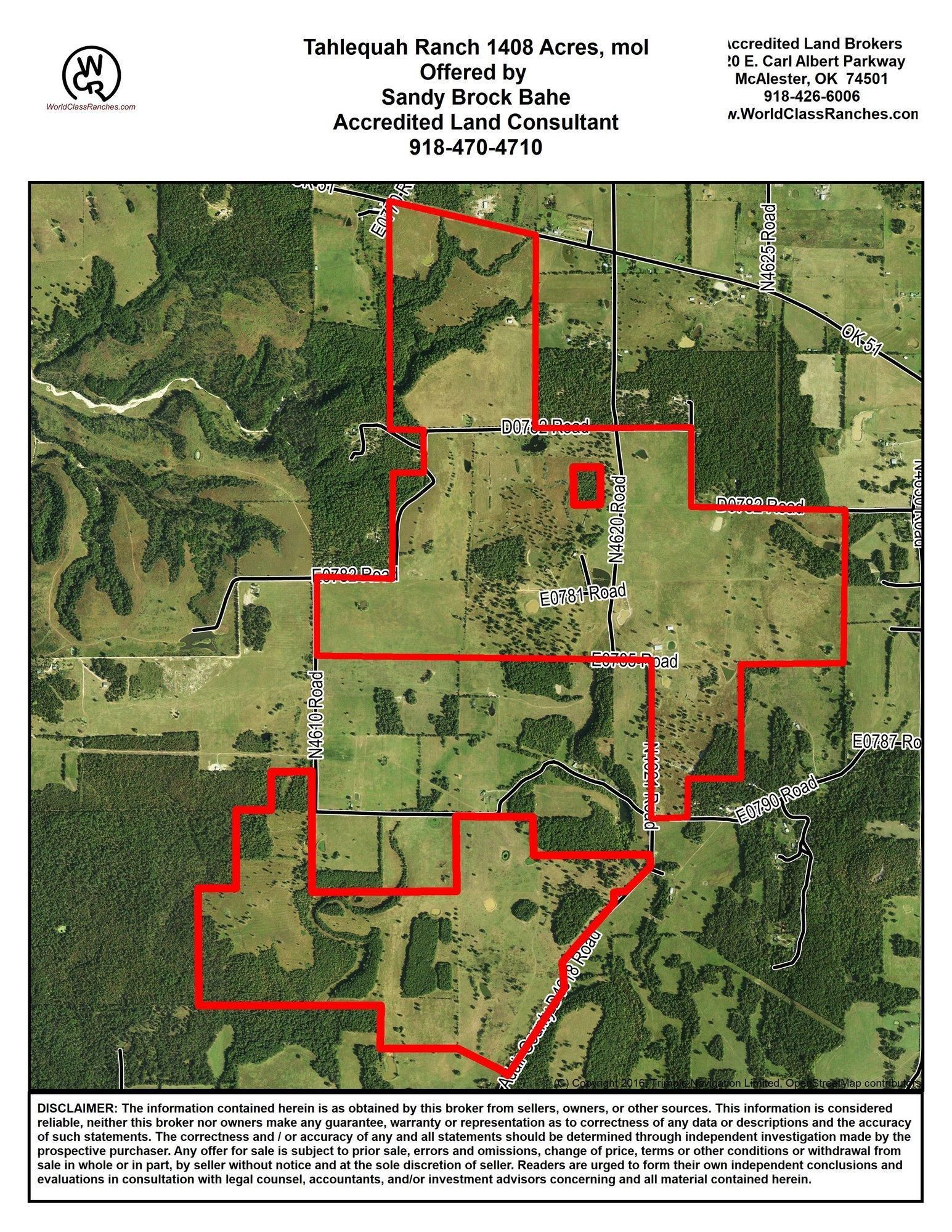 1,408 Acres, 1.75 hrs. SE of Tulsa, OK, Tahlequah, OK Land and Farm