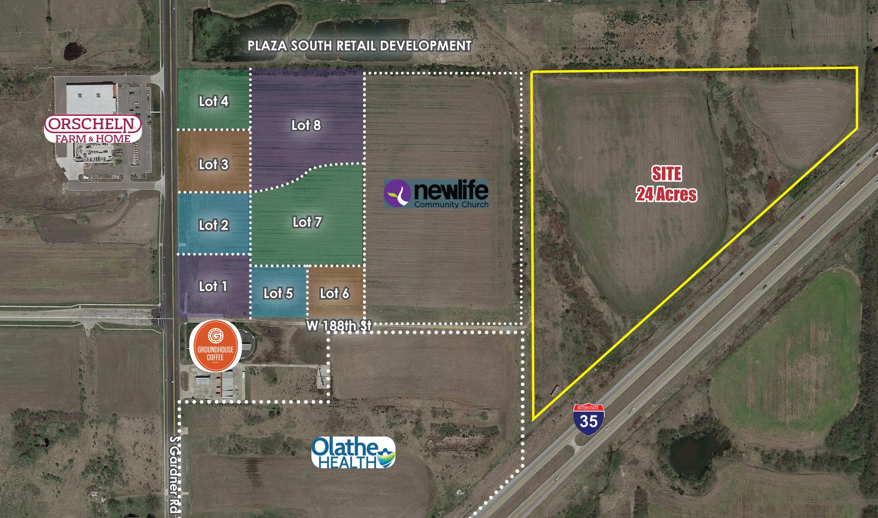 24 Acres, West 188th Street, Gardner, KS 66030 Land and Farm