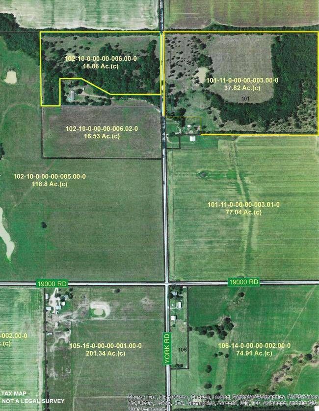57 Acres, 19250 York Rd, Oswego, KS 67356 Land and Farm
