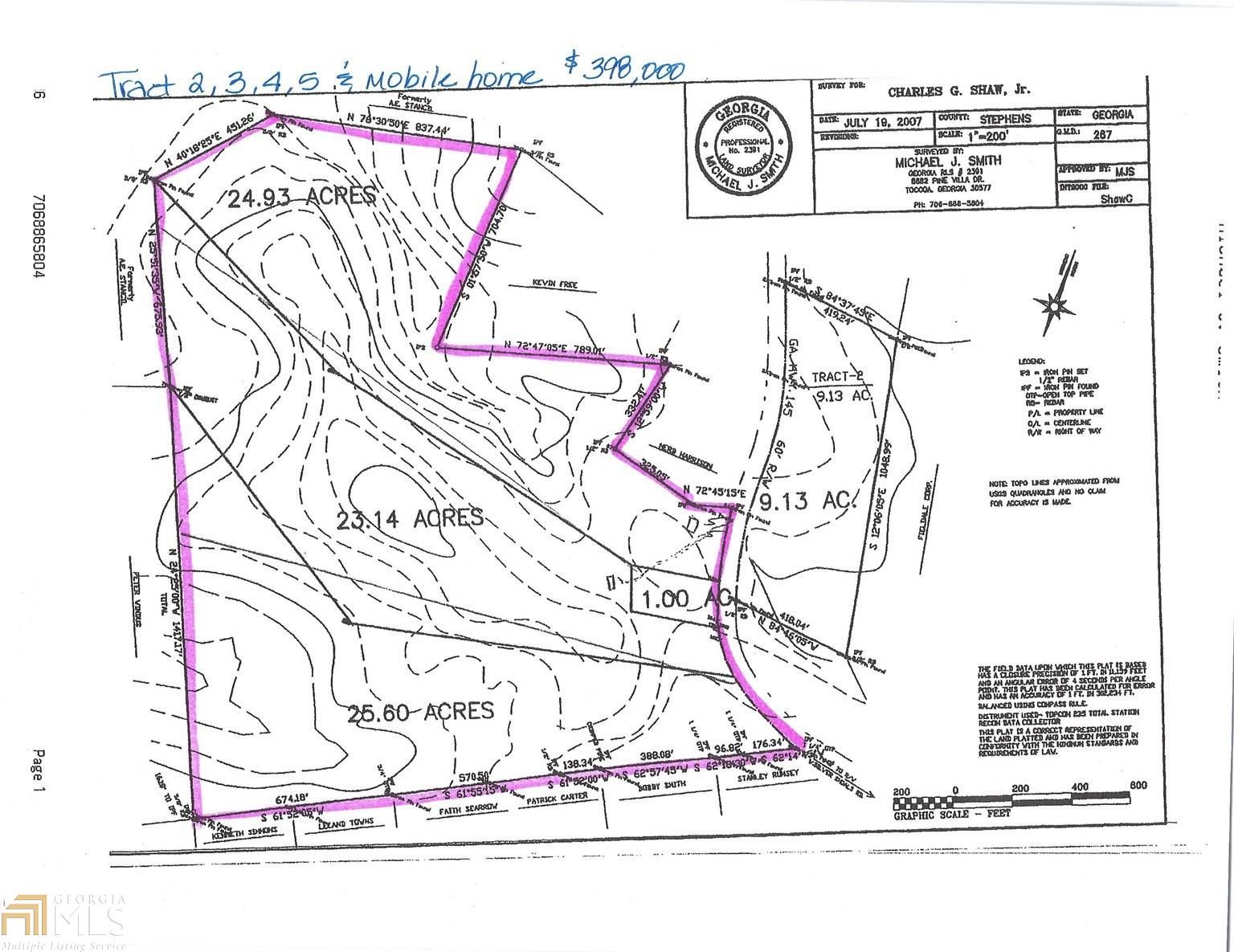 73.67 Acres, 3718 Liberty Hill Rd, Eastanollee, GA 30538 Land and Farm