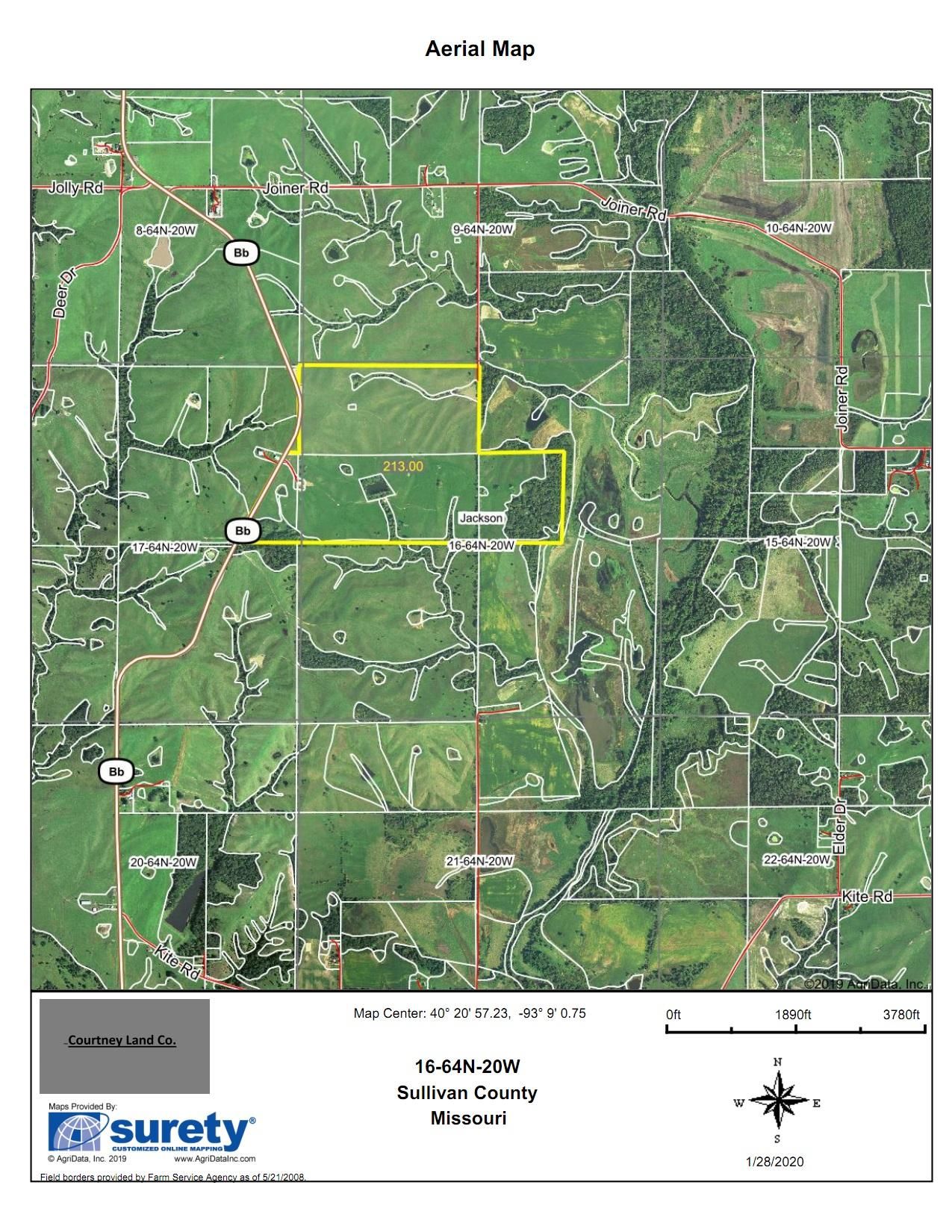 213.6 acres in Humphreys, MO, 64646 Land and Farm