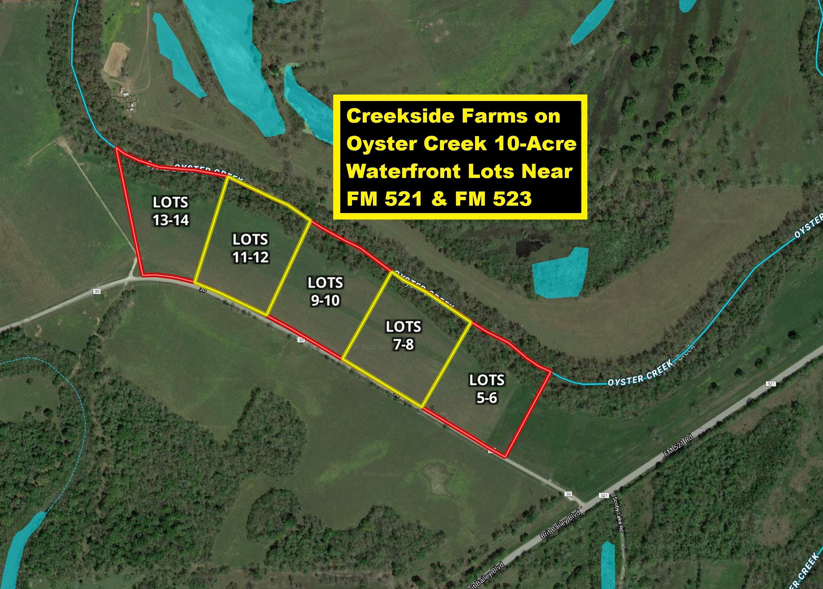 11.52 Acres, County Road 30S & FM 521, Angleton, TX 77515 Land and Farm