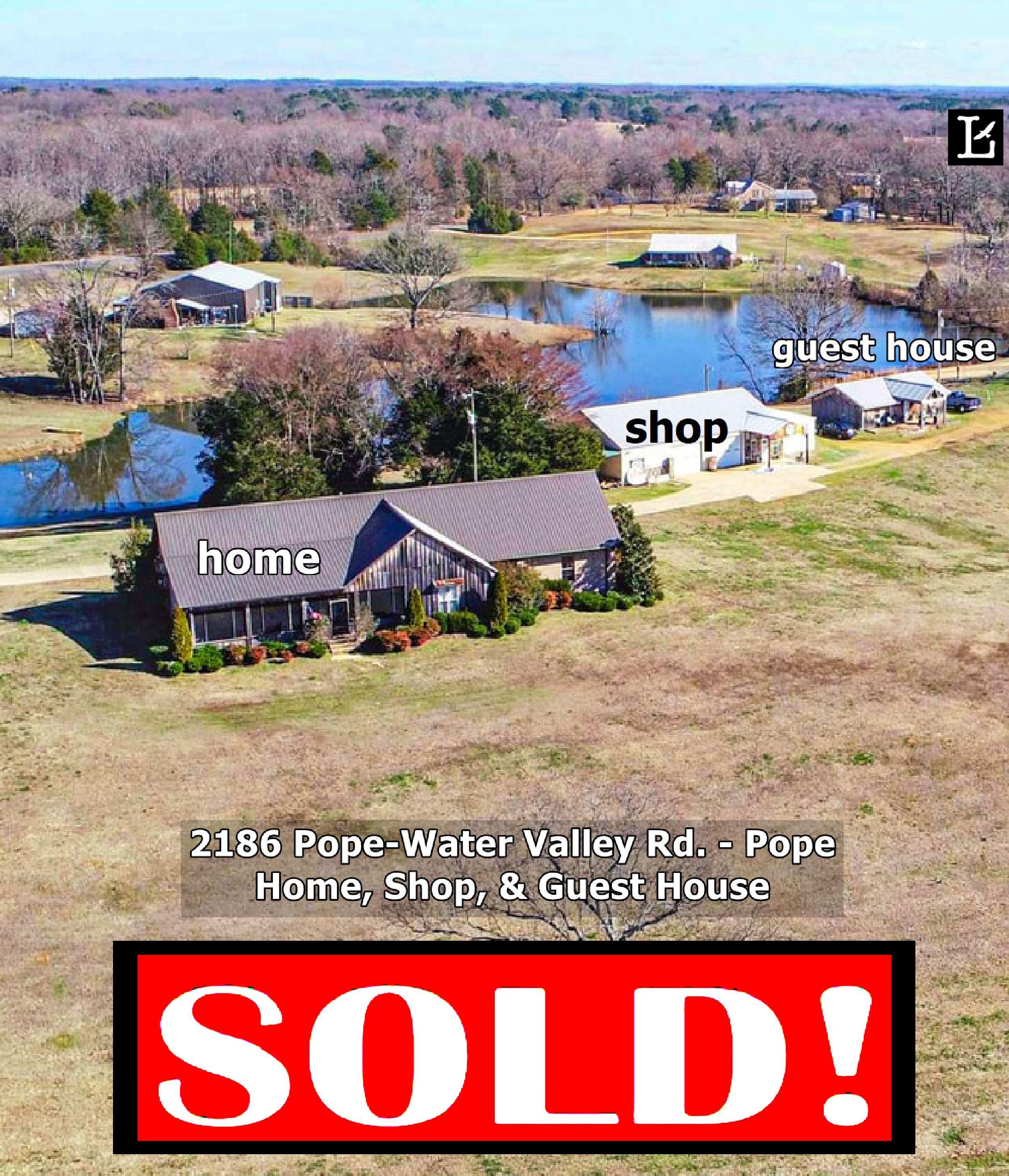 8 Acres, 2186 Pope Water Valley Road, Pope, MS 38658 Land and Farm