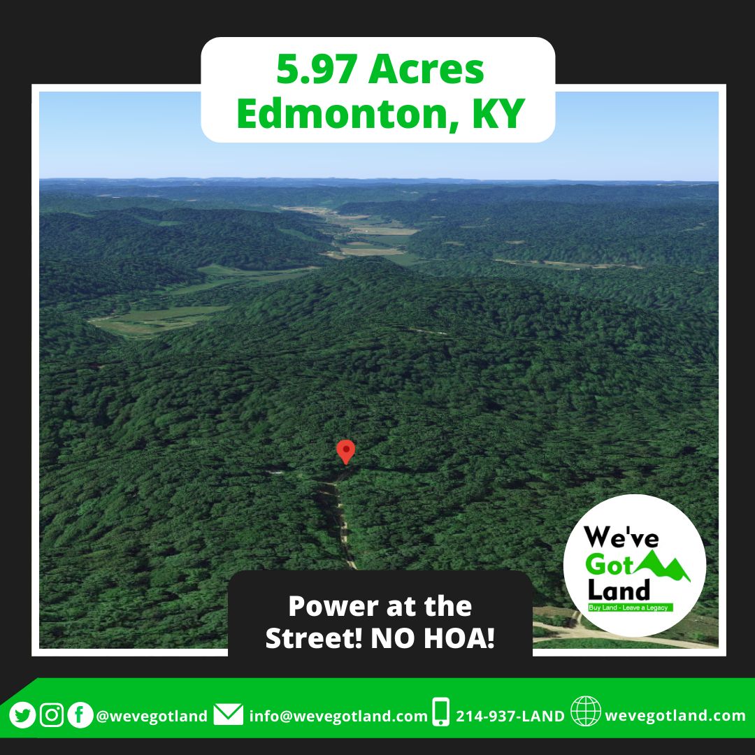 5.97 Acres, 59 Nicholas Road, Edmonton, KY 42129 Land and Farm