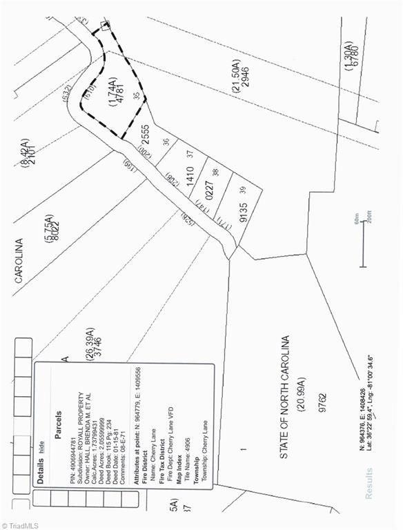 1.74 Acres, 35 Lyons Road, Cherry Lane, NC 28668 Land and Farm