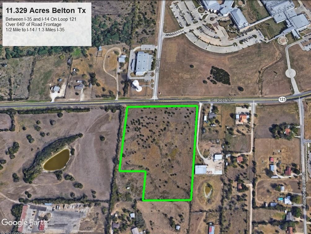 11.32 Acres, West Loop 121, Belton, TX 76513 Land and Farm