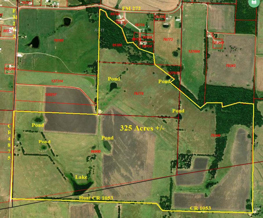 325 Acres, Leonard, TX 75452 Land and Farm
