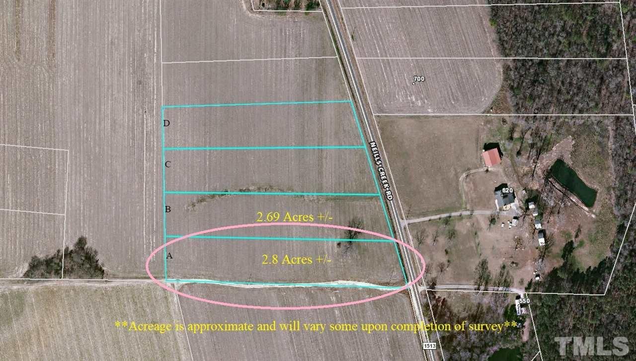 2.36 Acres, Lot 4 Neills Creek Road, Lillington, NC 27546 Land and Farm