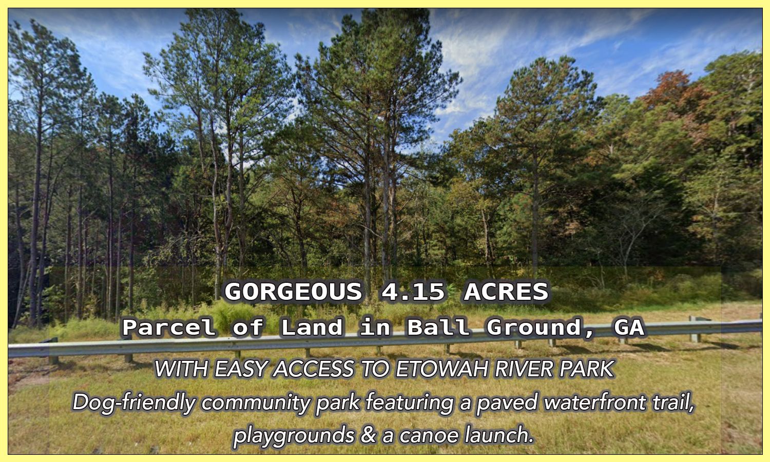 4.15 Acres, Fairview Off Road, Ball Ground, GA 30107 Land and Farm