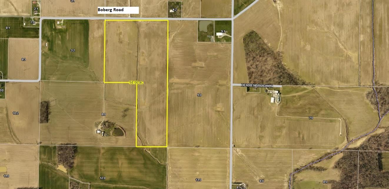 60 Acres, 9429 Boberg Road, Wadesville, IN 476389136 Land and Farm