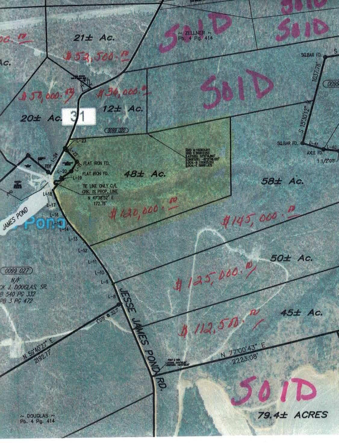 Jessie James Pond Road, Wrens, GA 30833 Land and Farm