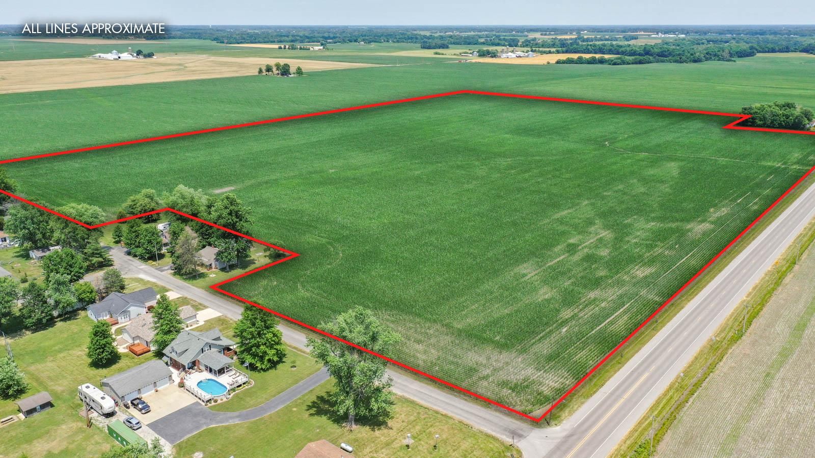 53.9 Acres, Moro Rd, Moro, IL 62067 Land and Farm