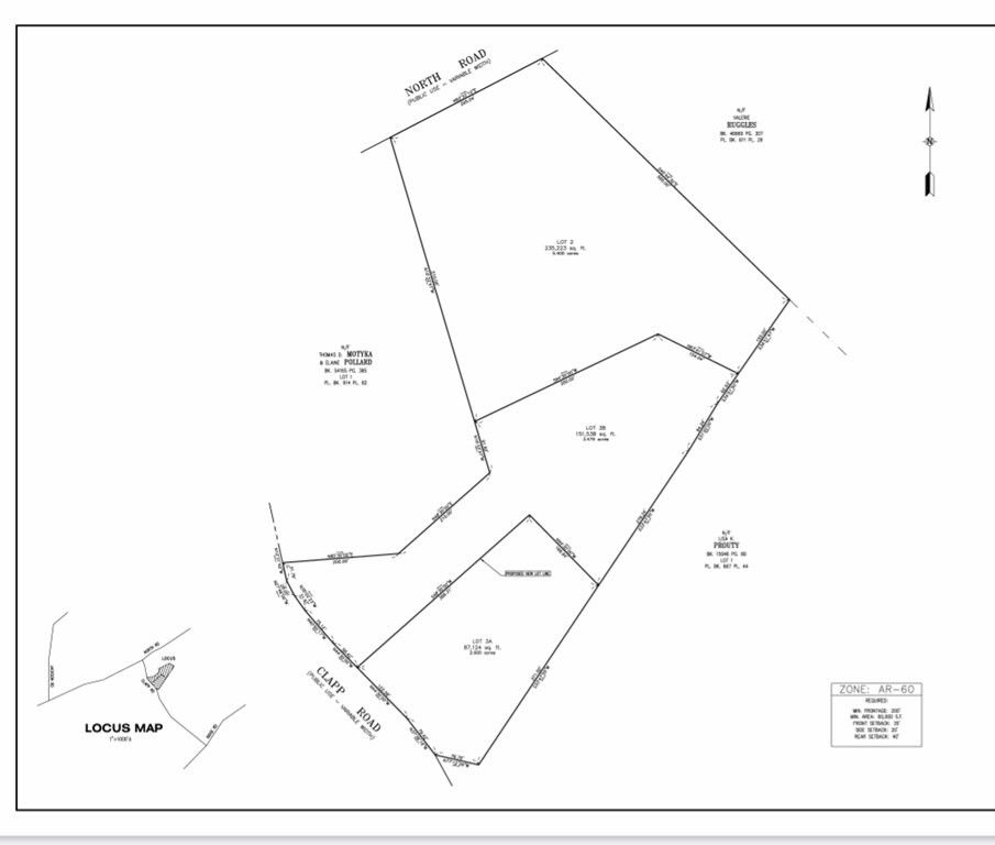 5.48 Acres, 15 Clapp Rd Lots 3A / 3B, Hardwick, MA 01037 Land and Farm