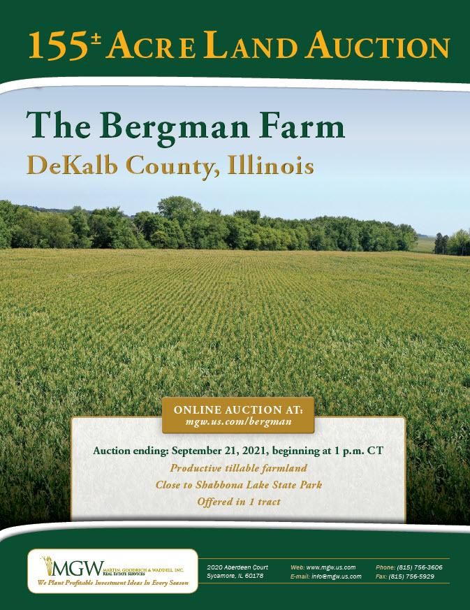 155.31 Acres, Shabbona, IL 60550 Land and Farm