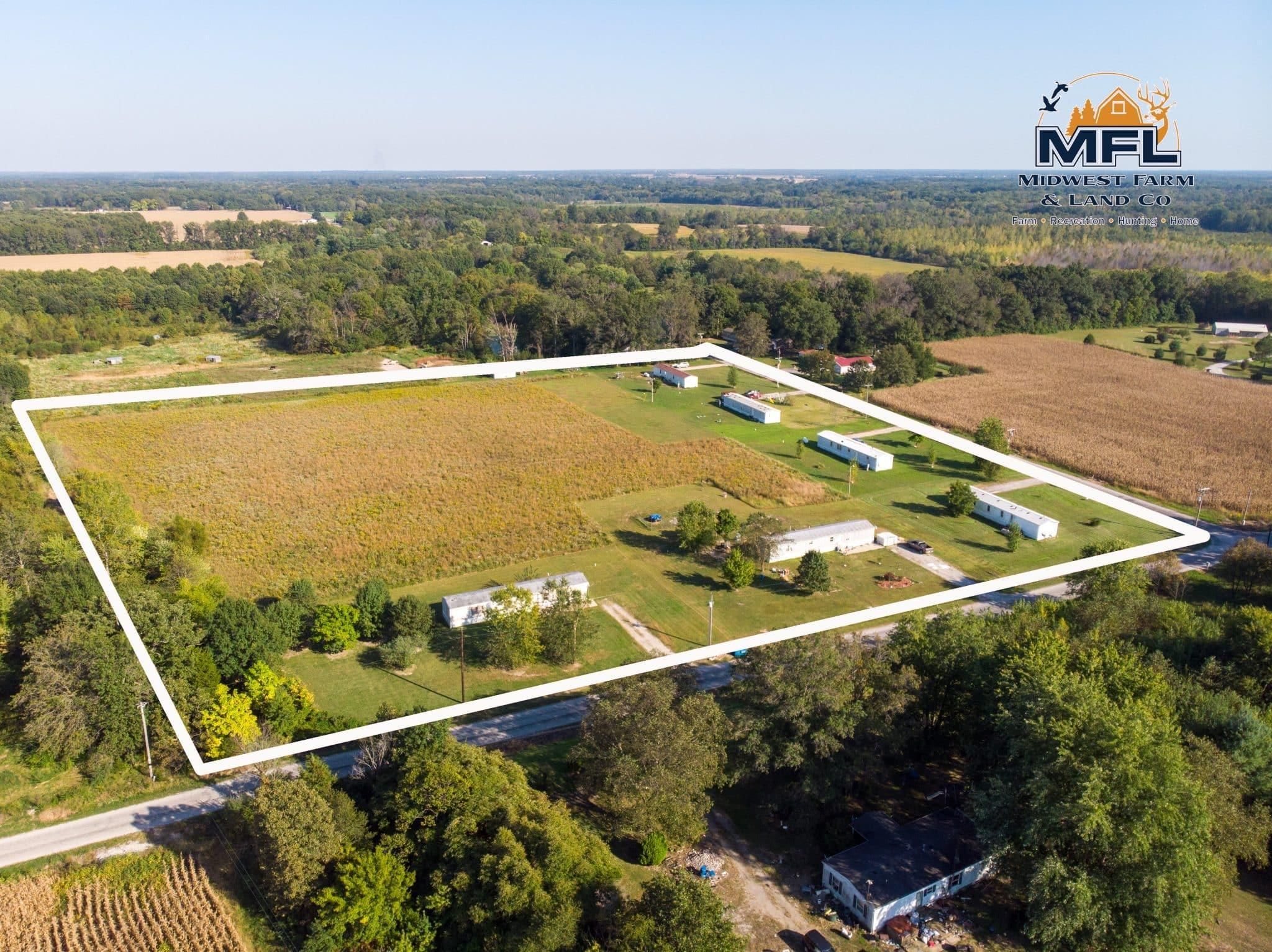 9.6 Acres, 2526 Community Beach Road, Odin, IL 62870 Land and Farm