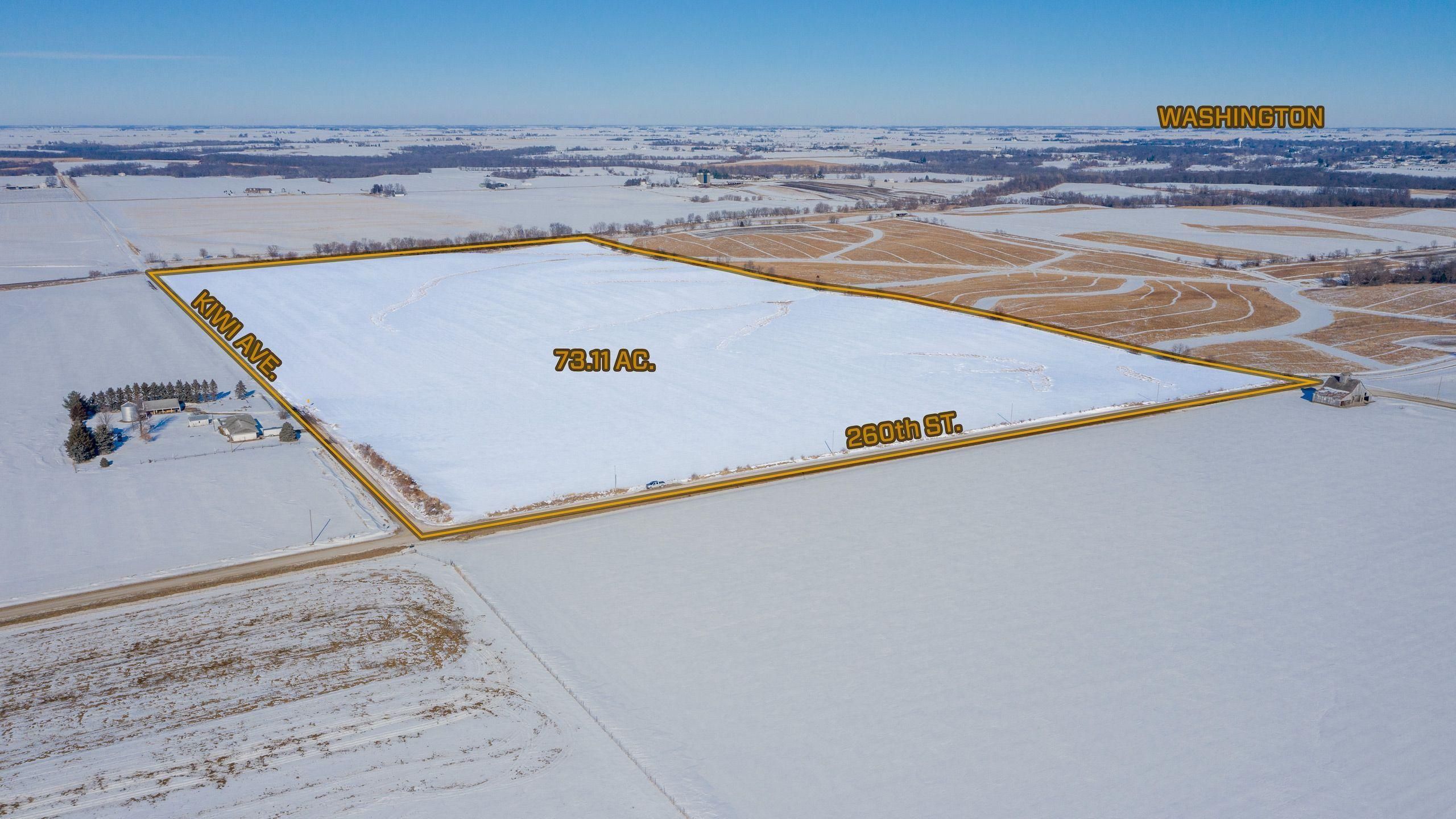 73.11 Acres, Auction Location Washington County Fair Grounds Extension