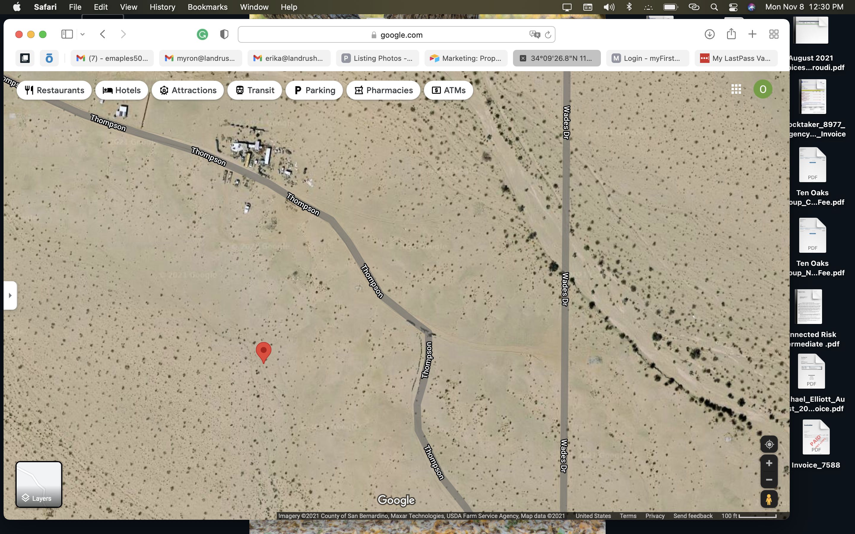 5.07 acres in Twentynine Palms, CA, 92277 Land and Farm