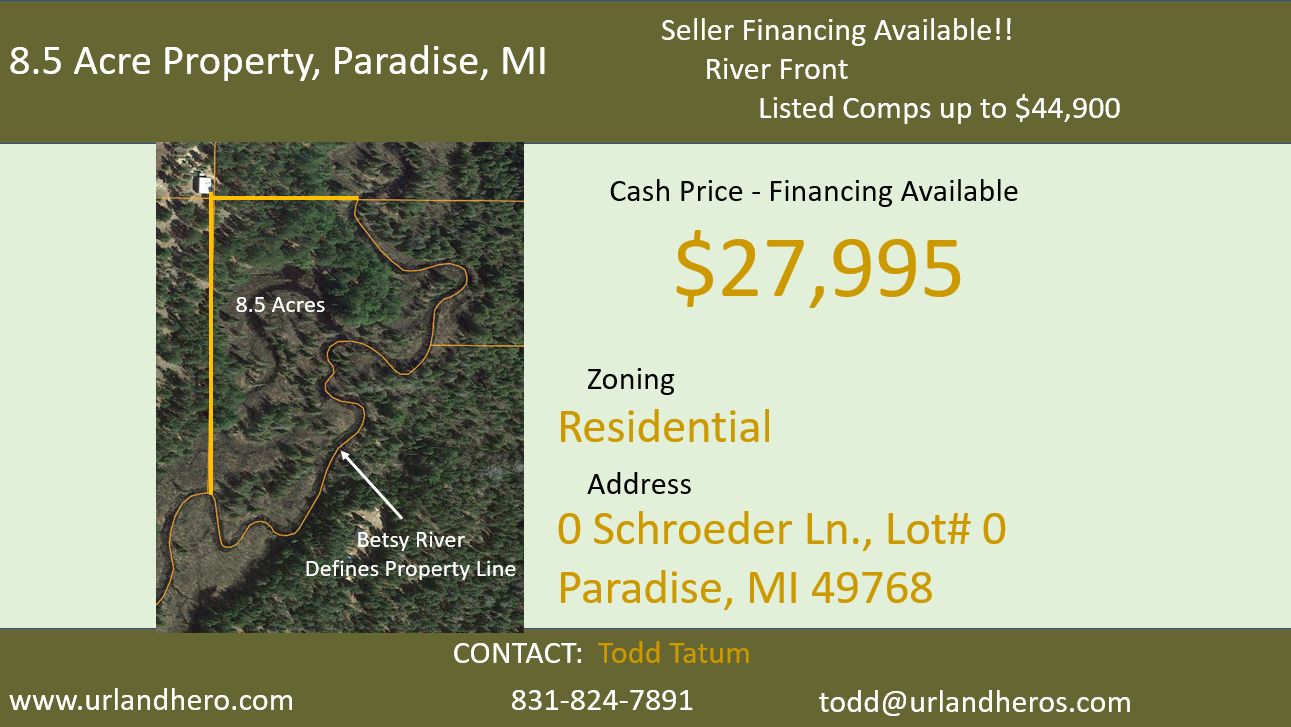 8.5 Acres, 0 Schroeder Ln., Lot# 0, 0 Schroeder Ln., Lot# 0,, Paradise
