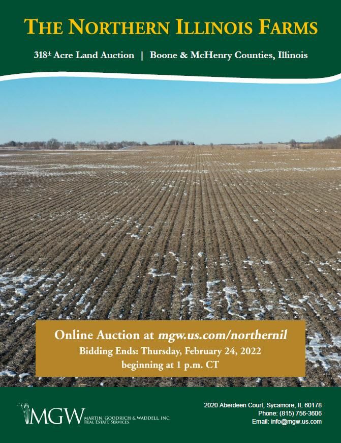 317.73 Acres, Belvidere, IL 61008 Land and Farm