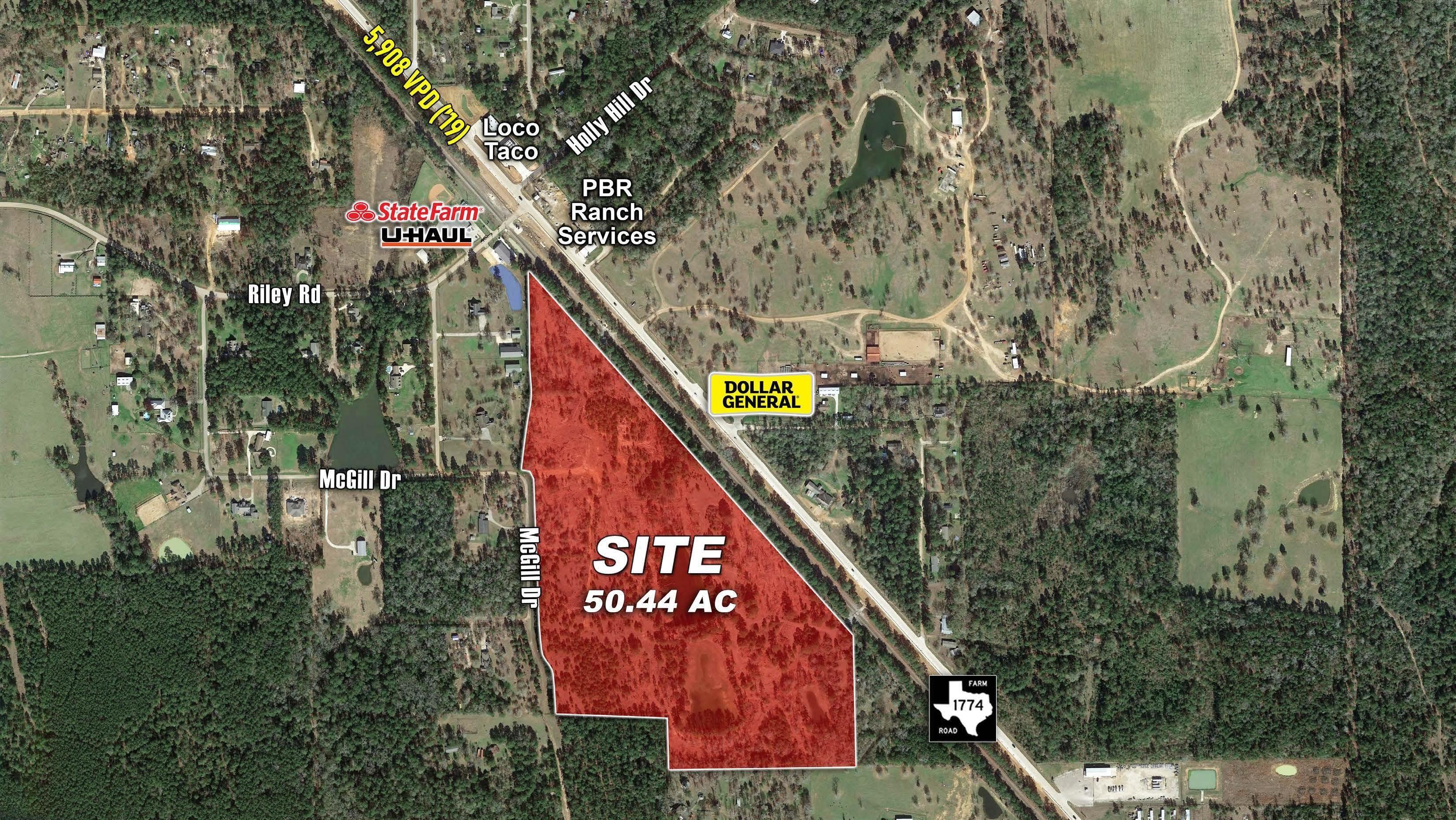 50.44 Acres, FM 1774, Plantersville, TX 77363 Land and Farm