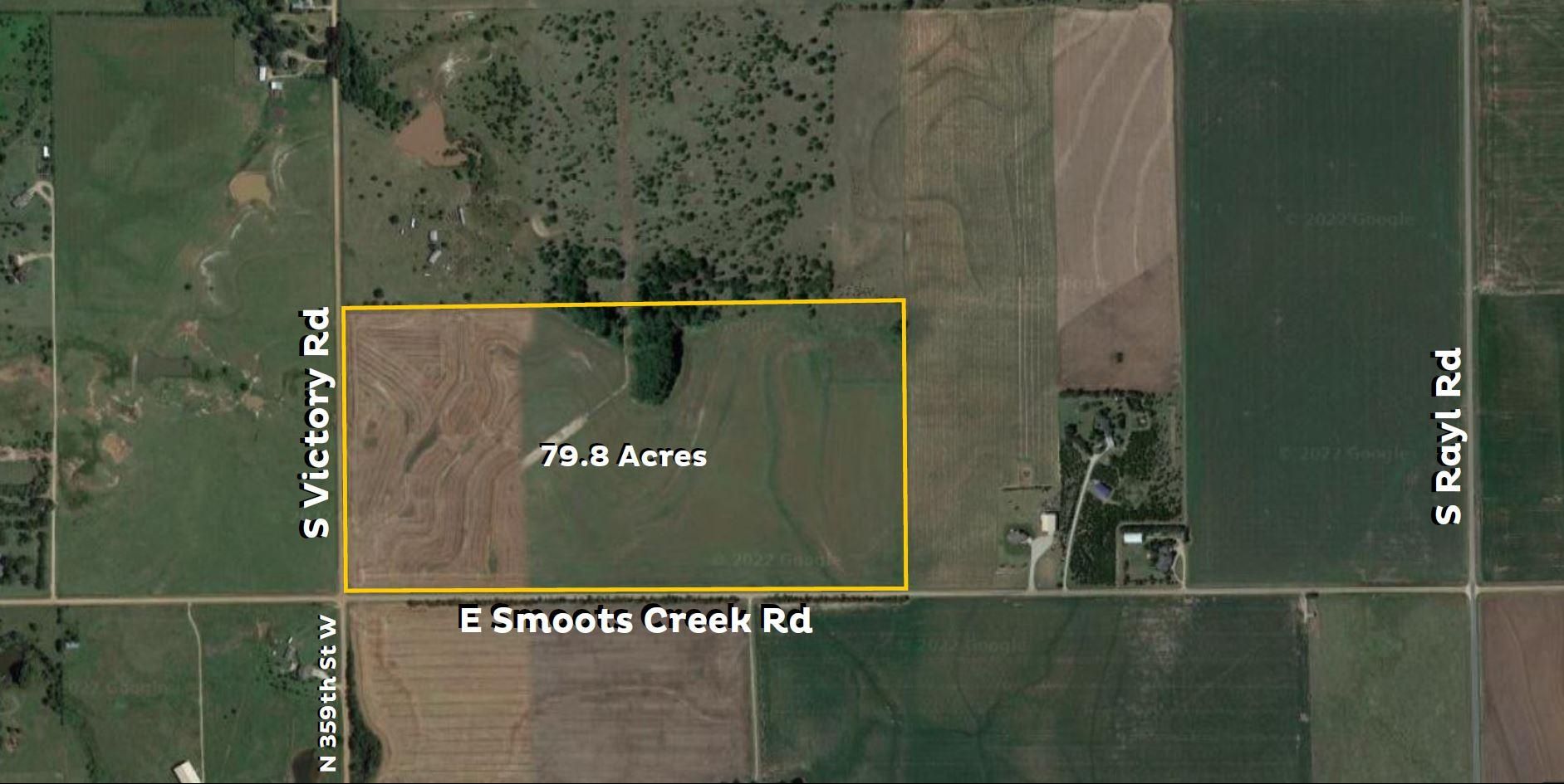 79.8 Acres, E Smoots Creek Road & S Victory Road, Cheney, KS 67025
